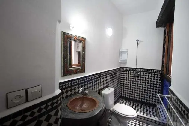 Family Dört Kişilik Oda, Birden Çok Yatak, Avlu Manzaralı (Essaouira)