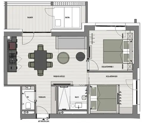 Classic Süit, 2 Yatak Odası