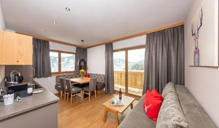 Apart Daire, Mutfak (Weitblick-75€ Cleaning fee not incl)