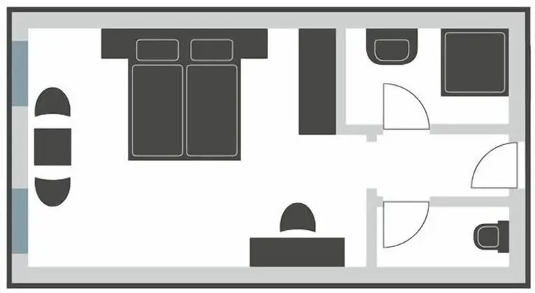Büyük Yataklı Tek Kişilik Oda