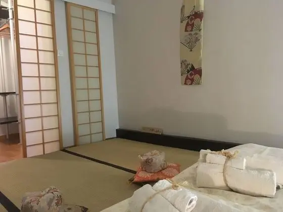 Comfort Tek Büyük Yataklı Oda, Banyolu/Duşlu, Bahçe Manzaralı (japonaise)