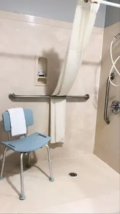 Oda, 1 En Büyük (King) Boy Yatak, Engellilere Uygun, Sigara İçilmez (Roll-In Shower)