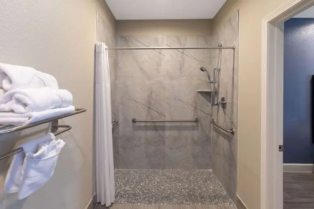 Oda, 2 Büyük (Queen) Boy Yatak, Engellilere Uygun, Sigara İçilmez (Mobility/Hearing, Roll-In Shower)
