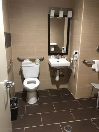 Oda, 1 En Büyük (King) Boy Yatak, Engellilere Uygun, Sigara İçilmez (Roll-In Shower)