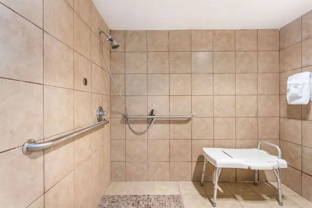 Oda, 2 Büyük (Queen) Boy Yatak, Engellilere Uygun, Sigara İçilmez (Mobility, Roll-In Shower)