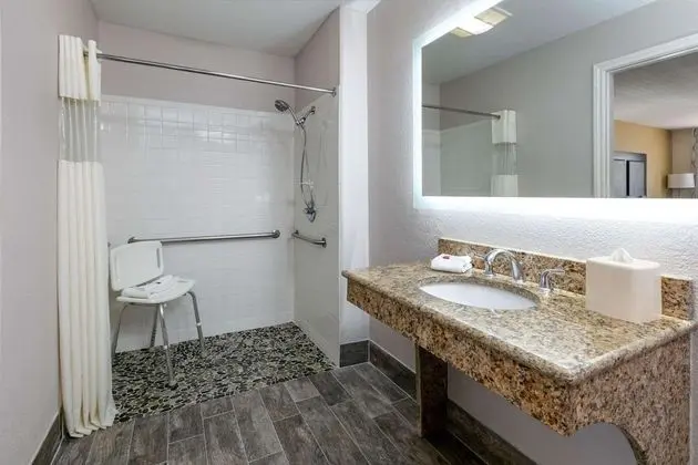 Oda, 2 Büyük (Queen) Boy Yatak, Engellilere Uygun, Sigara İçilmez (Mobility,Tub w/Grab Bars)