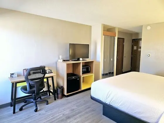 Oda, 1 En Büyük (King) Boy Yatak, Engellilere Uygun, Sigara İçilmez (Mobility, Bathtub w/Grab Bars)