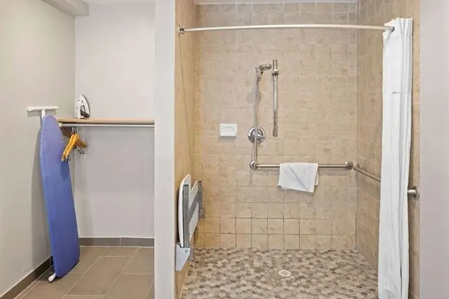 Oda, 1 En Büyük (King) Boy Yatak, Engellilere Uygun, Sigara İçilmez (Roll-In Shower)
