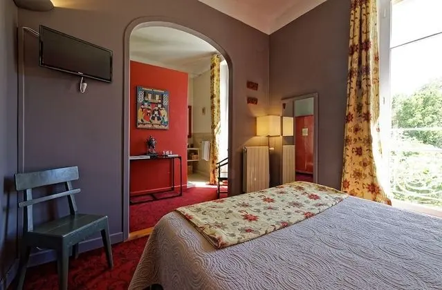 Comfort Tek Büyük Yataklı Oda, Özel Banyo, Bahçe Manzaralı (au 1 étage)