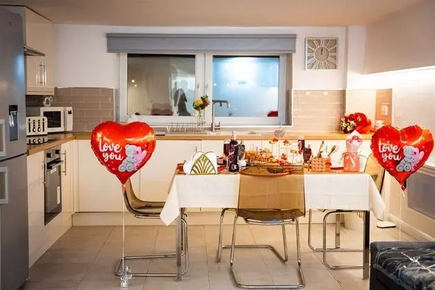 Luxury Apart Daire, Banyolu/Duşlu, Park Manzaralı (Romantic )