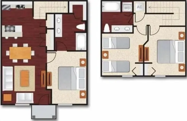 Apart Daire, Birden Çok Yatak (*December Special* LV 3 Beds 2 Baths )