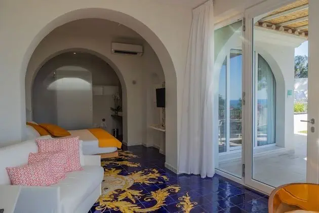 Family Dört Kişilik Oda, Banyolu/Duşlu, Deniz Manzaralı (Family Suite Positano)