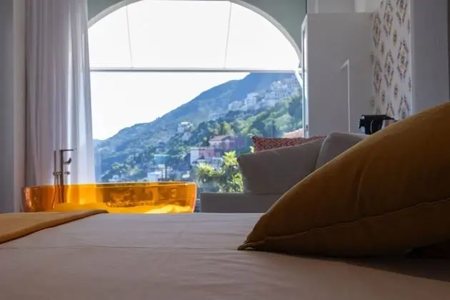 Family Dört Kişilik Oda, Banyolu/Duşlu, Deniz Manzaralı (Family Suite Positano)