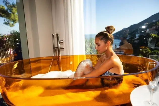 Family Dört Kişilik Oda, Banyolu/Duşlu, Deniz Manzaralı (Family Suite Positano)