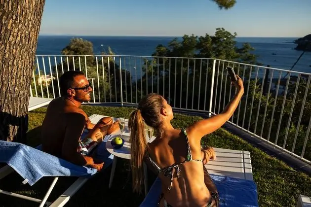 Family Dört Kişilik Oda, Banyolu/Duşlu, Deniz Manzaralı (Family Suite Positano)