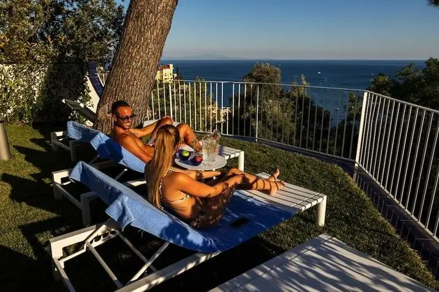 Family Dört Kişilik Oda, Banyolu/Duşlu, Deniz Manzaralı (Family Suite Positano)