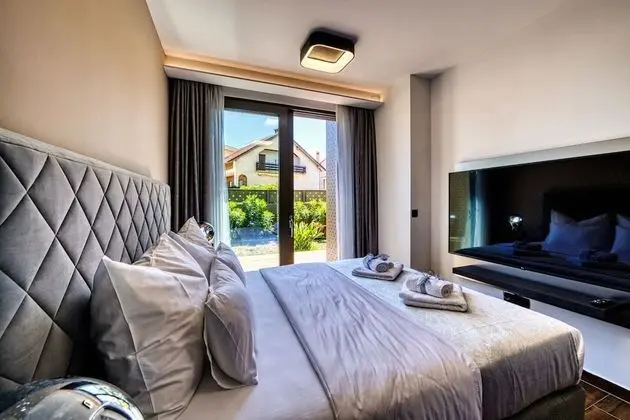 Luxury Apart Daire, 1 Yatak Odası, Sıcak Su Havuzu, Deniz Manzaralı