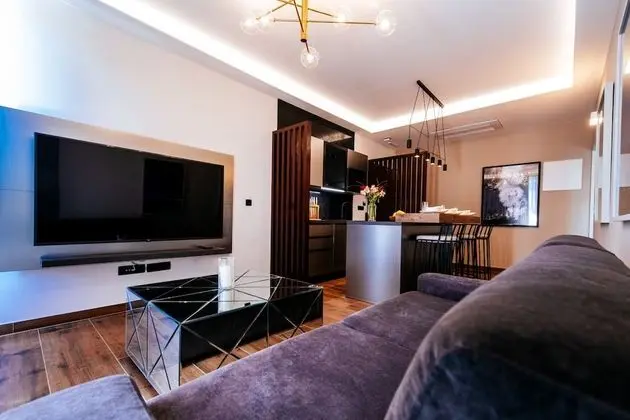 Luxury Apart Daire, 1 Yatak Odası, Sıcak Su Havuzu, Deniz Manzaralı