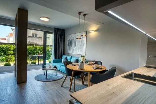 Deluxe Apart Daire, 1 Yatak Odası, Havuz Kullanımı, Deniz Manzaralı