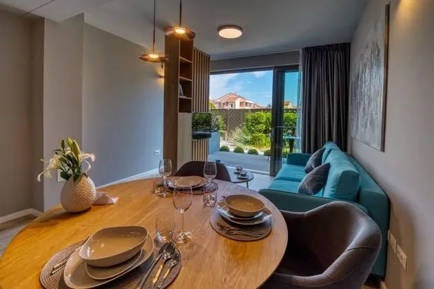Deluxe Apart Daire, 1 Yatak Odası, Havuz Kullanımı, Deniz Manzaralı