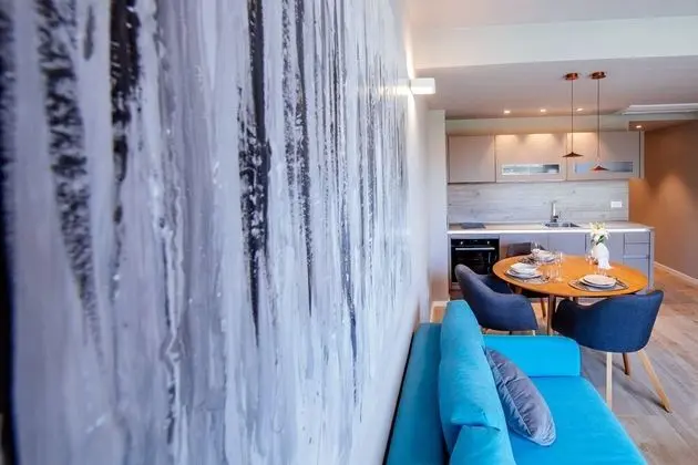 Deluxe Apart Daire, 1 Yatak Odası, Havuz Kullanımı, Deniz Manzaralı