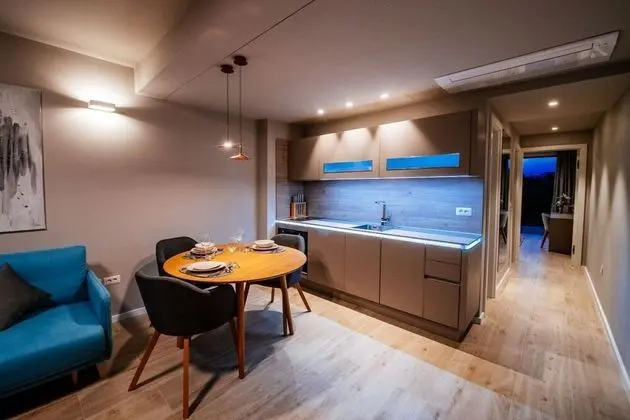 Deluxe Apart Daire, 1 Yatak Odası, Havuz Kullanımı, Deniz Manzaralı