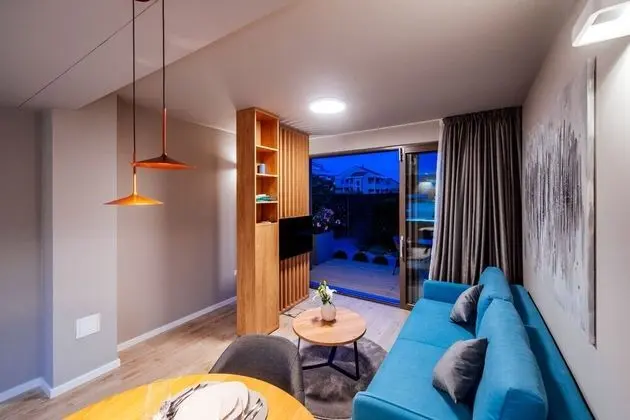 Deluxe Apart Daire, 1 Yatak Odası, Havuz Kullanımı, Deniz Manzaralı