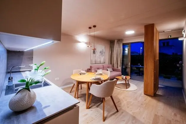 Design Apart Daire, 1 Yatak Odası, Havuz Kullanımı, Deniz Manzaralı
