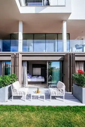 Design Apart Daire, 1 Yatak Odası, Havuz Kullanımı, Deniz Manzaralı