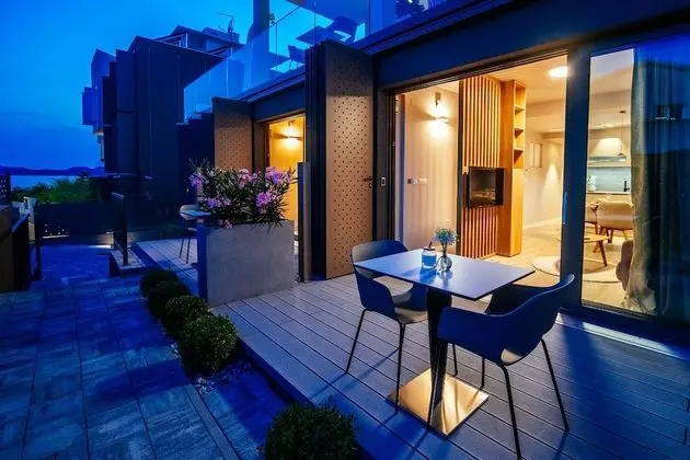Design Apart Daire, 1 Yatak Odası, Havuz Kullanımı, Deniz Manzaralı