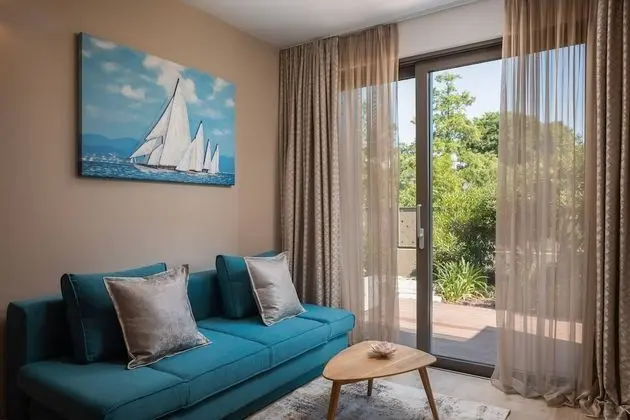 Deluxe Apart Daire, 1 Yatak Odası, Havuz Kullanımı, Deniz Manzaralı