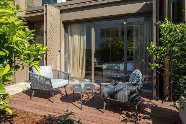 Design Apart Daire, 1 Yatak Odası, Havuz Kullanımı, Deniz Manzaralı