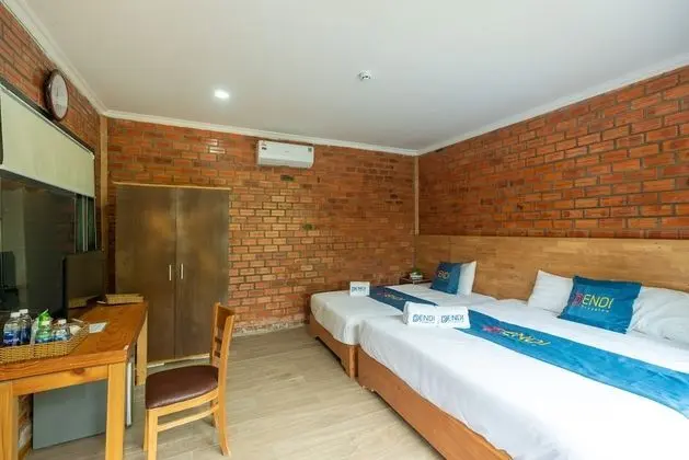 Bungalov, Bahçe Manzaralı (Triple with)