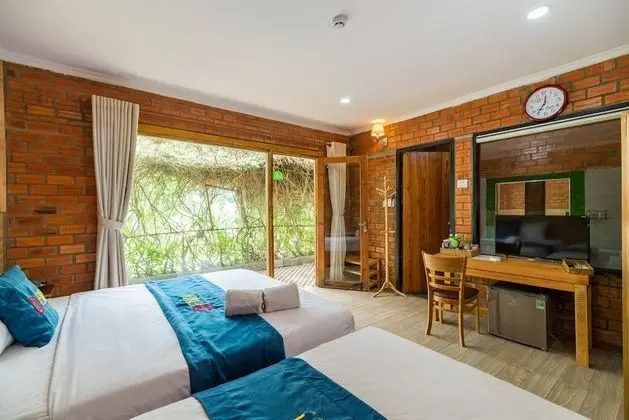 Bungalov, Bahçe Manzaralı (Triple with)