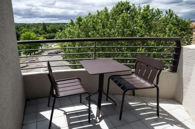 TRIBE Extra balcony overlooking the medieval town