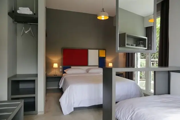 Üç Kişilik Oda, Balkon, Bahçe Manzaralı