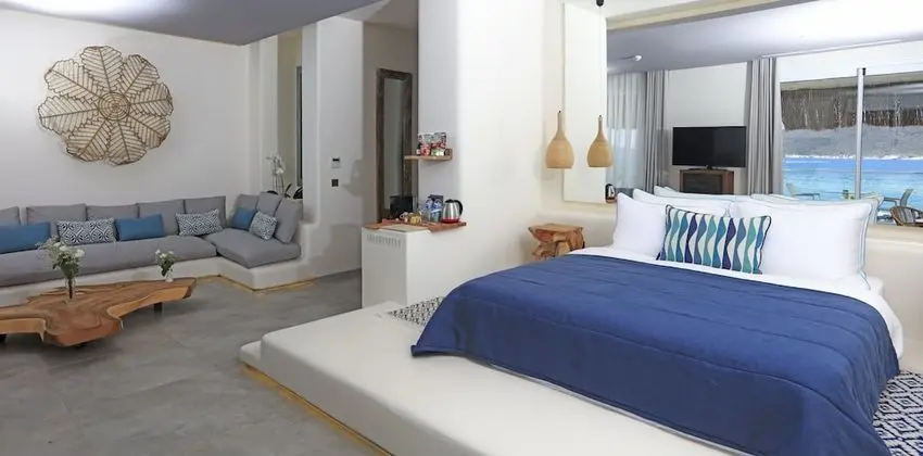 Premium Tek Büyük Yataklı Oda, Teras, Deniz Manzaralı