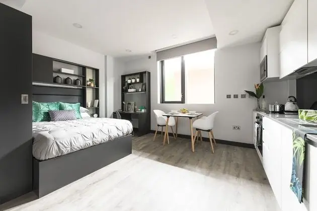 Standard Stüdyo, 1 Tek Kişilik XL Yatak, Küçük Mutfak (3/4 Double Bed - 120cm wide)