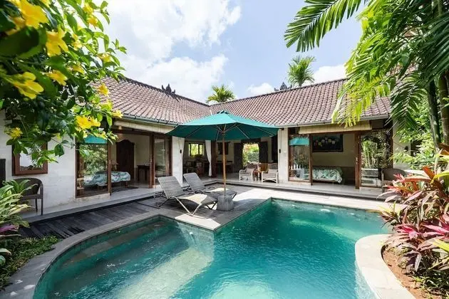 Deluxe Villa, 2 Yatak Odası, 2 Banyolu, Havuz Manzaralı (Private Avanti)