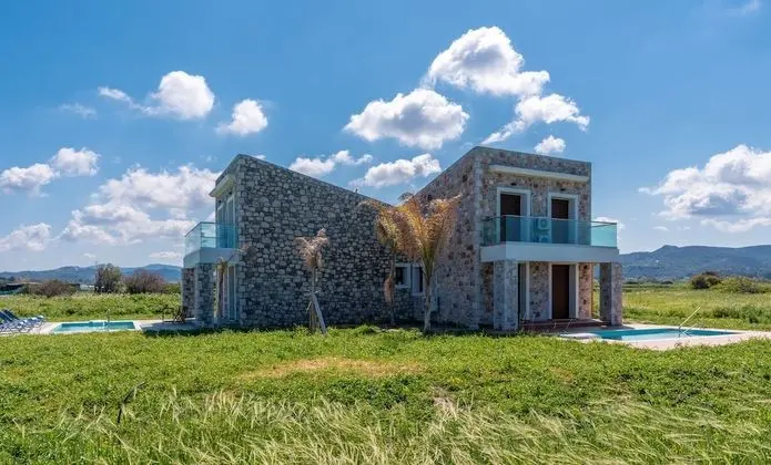 Villa, 2 Yatak Odası, Kişiye Özel Havuzlu, Deniz Manzaralı (Diagoras)