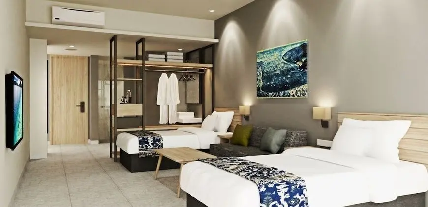 Deluxe İki Ayrı Yataklı Oda, 1 Tek Kişilik Yatak