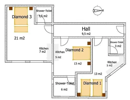 Executive Stüdyo (Diamond Astoria 3 With rooftop view)