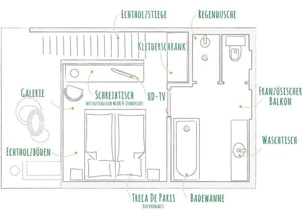 Luxury Apart Daire, 1 Büyük (Queen) Boy Yatak ve Çekyat, Mutfak