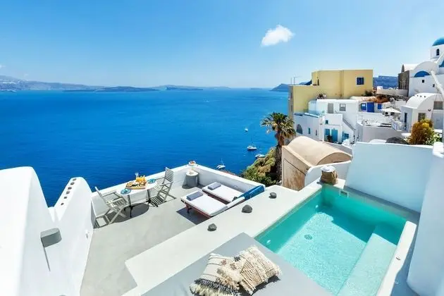 Deluxe Süit, Deniz Manzaralı (Sapphire)