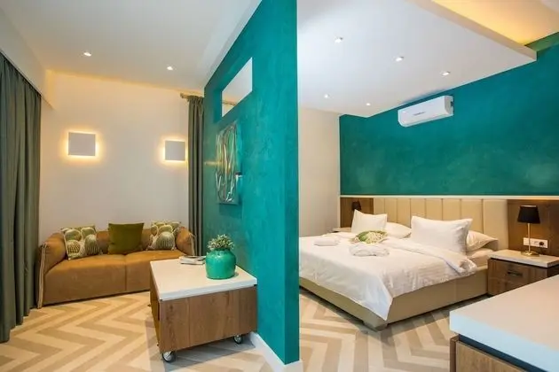 Premium Tek Büyük Yataklı Oda, Veranda (EMERALD)