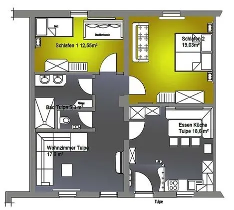 Deluxe Apart Daire (Tulpe)