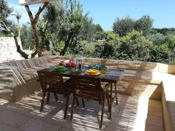 Apart Daire, Bahçeli (Melograno)