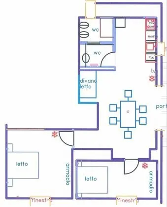 Comfort Apart Daire, Bahçeli (Prugno)