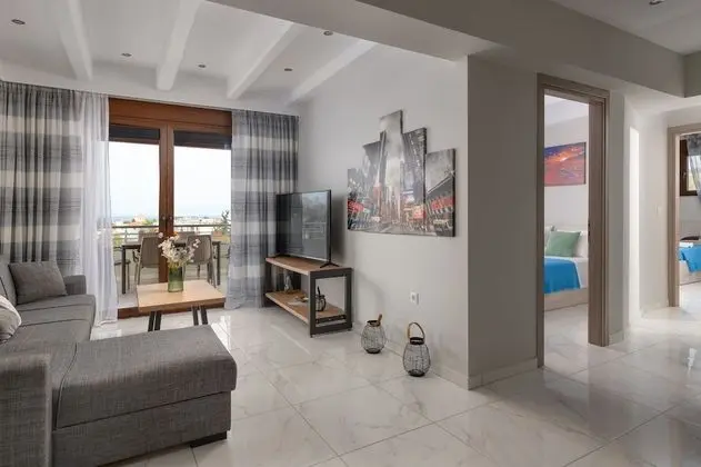 Luxury Apart Daire, 2 Yatak Odası, Deniz Manzaralı (Nefeli)