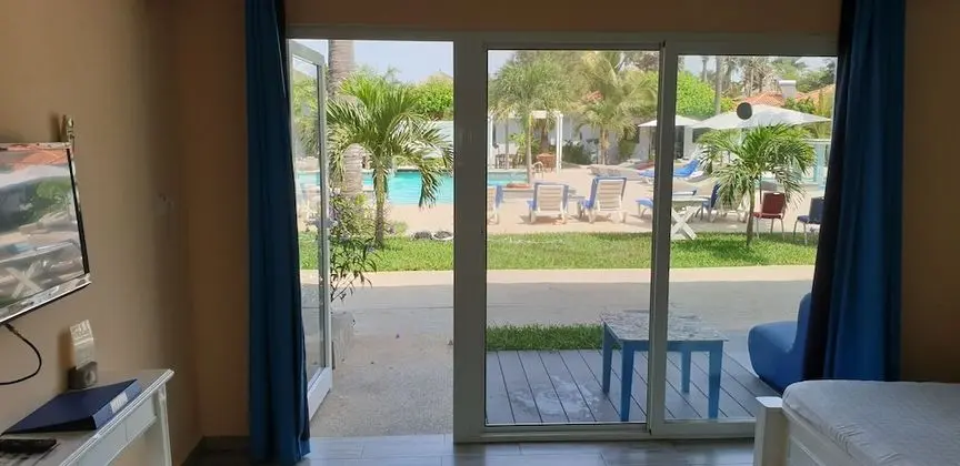 Deluxe Tek Büyük Yataklı Oda, Havuz Manzaralı